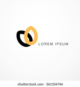 abstract corporate logo template design