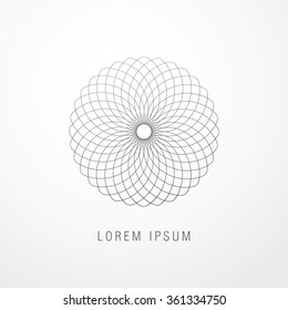 abstract corporate logo template design