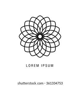abstract corporate logo template design