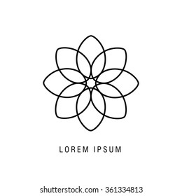 abstract corporate logo template design