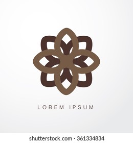 abstract corporate logo template design