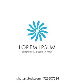 Abstract corporate logo, vector illustration