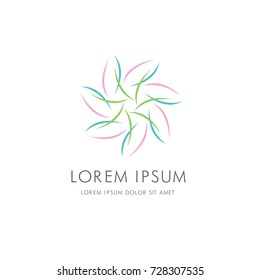 Abstract corporate logo, vector illustration