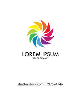 Abstract corporate logo, vector illustration