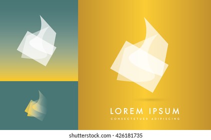 ABSTRACT CORPORATE TRANSPARENT VECTOR , LOGO / ICON 