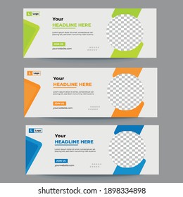 abstract corporate web banner design