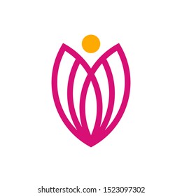 Abstract Cosmetics Product Template Logo