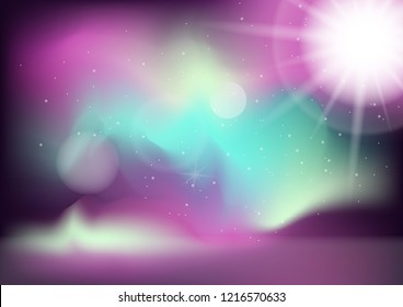 Abstract cosmic background with bokeh
