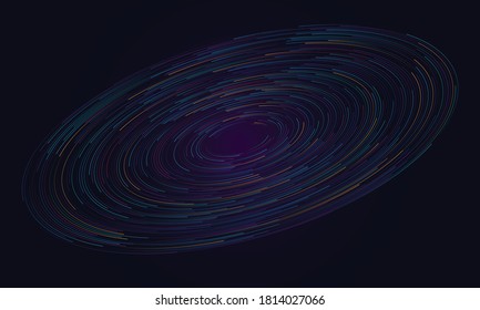 Abstract cosmic background with color lines