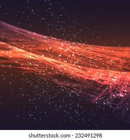 Abstract cosmic background for design. Vector.