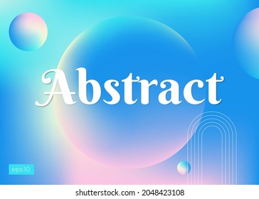 Abstract cosmic gradient background. vector sphere of futuristic backdrop. 