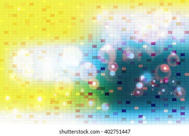 Abstract cosmic multi color background. Vector illustration. Mosaic texture. For design, wallpaper, presentation