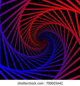 Abstract cosmic, twisting lines background. Nano technology structure, visual effects