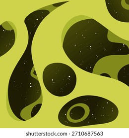 Arte vetorial cósmica abstrata inspirada em lâmpadas de lava e nebulosas. Este é um arquivo vetorial (EPS) - escalável para qualquer tamanho sem perda de qualidade.