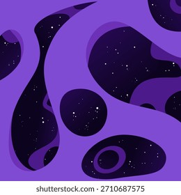 Abstractas Arte vectorial cósmico inspirado en lámparas de lava y nebulosas. Este es un archivo de Vector (EPS) - escalable a cualquier tamaño sin pérdida de calidad.