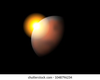 abstract cosmos, imaginary planet