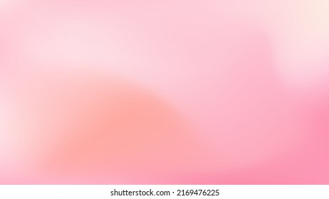 Abstract cotton candy color vector banner  Blurred light fresh delicate gradient background  Pastel pink smooth spots  Neutral Liquid stains copy space banner  Vector gentle backdrop illustration