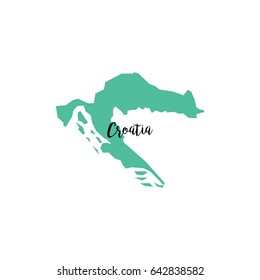 Abstract country map
