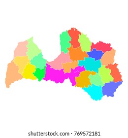 Abstract Country Map