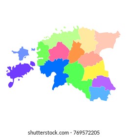 Abstract Country Map