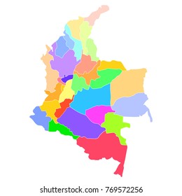 Abstract Country Map