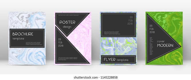 Abstract cover. Amazing design template. Suminagashi marble black poster. Amazing trendy abstract cover. Business vector illustration.