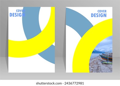 Abstract cover. Annual reports, pamphlets, presentations, brochures. Front page, book cover layout design. Design template