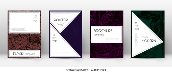 Abstract cover. Artistic design template. Suminagashi marble stylish poster. Artistic trendy abstract cover. Business vector illustration.
