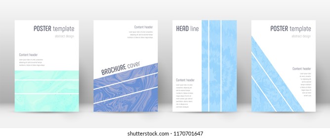 Abstract cover. Attractive design template. Suminagashi marble geometric poster. Attractive trendy abstract cover. Business vector illustration.