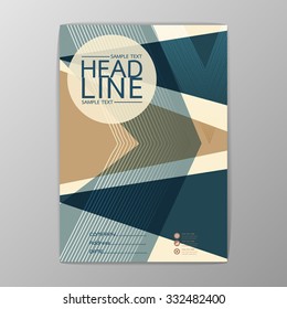 Abstract Cover, Background polygon design, Business Brochure, Template Flyer, booklet-Vector illustration