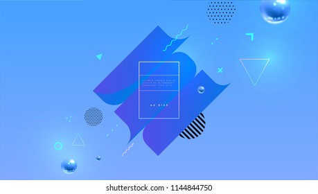 Abstract cover background with trendy colors and elements. Eps10 vector illustration