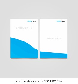 abstract cover blue and red color set, suitable for flyers, letterhead, brochure and magazine.modern design. vector illustration