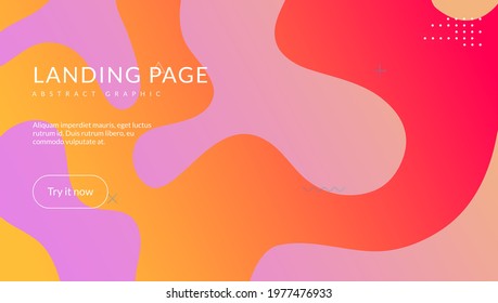 Abstract Cover. Bright Element. Wavy Landing Page. Modern Journal. Art Fluid Shape. Cool Spectrum Invitation. Creative Frame. Pink Rainbow Layout. Magenta Abstract Cover