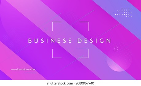 Abstract Cover. Bright Frame. Cool Minimal Layout. Business Presentation. Pink Vibrant Banner. Color Landing Page. Dynamic Pattern. Rainbow Design. Violet Abstract Cover