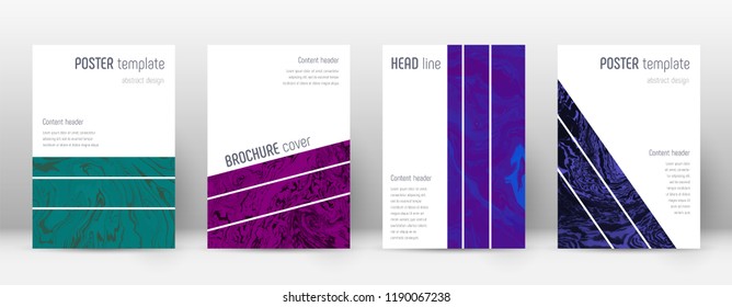 Abstract cover. Captivating design template. Suminagashi marble geometric poster. Captivating trendy abstract cover. Business vector illustration.