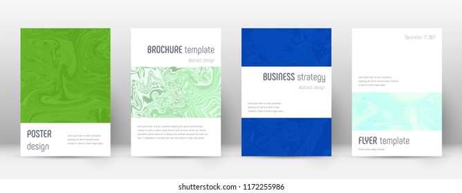 Abstract cover. Classy design template. Suminagashi marble minimalistic poster. Classy trendy abstract cover. Business vector illustration.