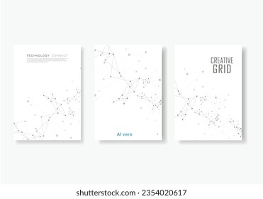 Abstract cover composition. Brochure template design. Polygonal background. Vector texture