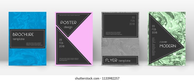 Abstract cover. Creative design template. Suminagashi marble black poster. Creative trendy abstract cover. Business vector illustration.