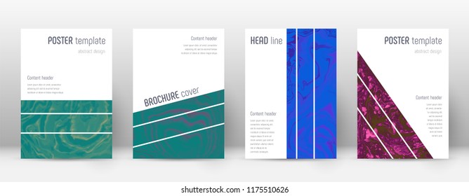 Abstract cover. Cute design template. Suminagashi marble geometric poster. Cute trendy abstract cover. Business vector illustration.