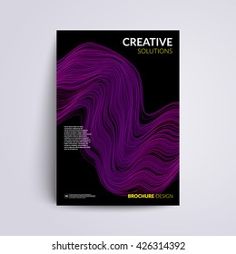 Abstract cover design. A4 format,eps10 vector template for brochure,magazine,invitation,poster etc.
