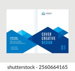 Abstract cover design for the annual report, catalog, booklet, template for presentations and conferences