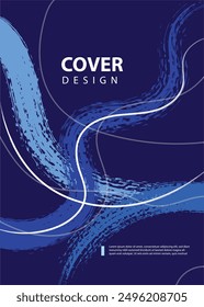 Abstract cover design. Annual reports, pamphlets, presentations, brochures. Front page, book cover layout design. Cover design template.