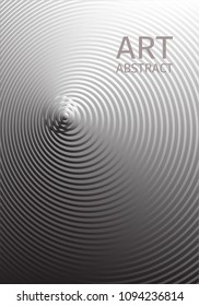 Abstract cover design. Black and white gradients. Future geometric patterns. Minimalist design vector. Black, white and gray soft gradients. Elegant modern cover design. Dynamic art vector.