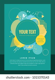 Abstract Cover design. Brochure, flyer, annual report cover template