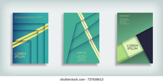Abstract cover design, brochure template layout, report, magazine or booklet. Vector illustration.