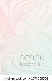 Abstract cover design. Colorful gradients. Future geometric patterns. Colorful gradients minimalist vector. Green and pink soft gradients. Elegant modern cover design. Dynamic art vector.
