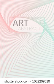 Abstract cover design. Colorful halftone gradients. Future geometric patterns. Colorful gradients minimalist vector. Green and pink soft gradients. Elegant modern cover design. Dynamic art vector.