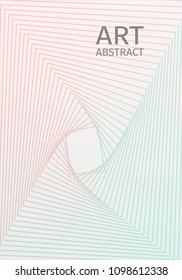 Abstract cover design. Colorful halftone gradients. Future geometric patterns. Colorful gradients minimalist vector. Green and pink soft gradients. Elegant modern cover design. Dynamic art vector.