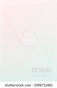 Abstract cover design. Colorful halftone gradients. Future geometric patterns. Colorful gradients minimalist vector. Green and pink soft gradients. Elegant modern cover design. Dynamic art vector.