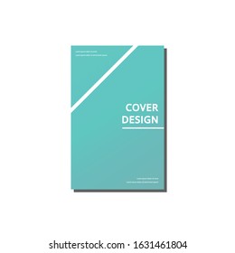 Abstract Cover Design. Colorful Shape Combination